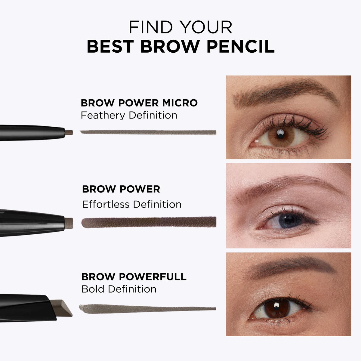 Crayon à sourcils IT Cosmetics Brunette sur table avec accessoires