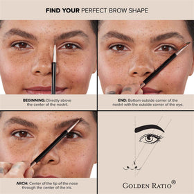 Crayon à sourcils mini précision avec packaging
