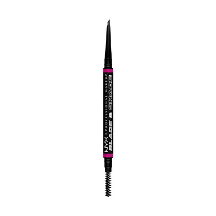 Crayon à sourcils NYX Blade & Shade noir, vue de face