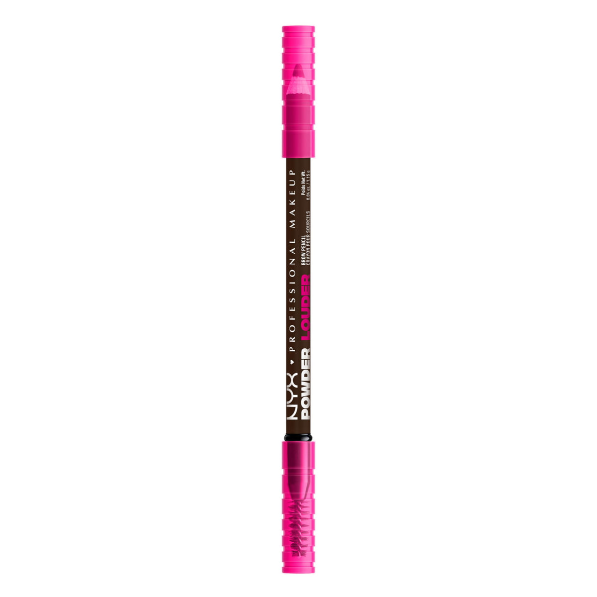 Crayon à sourcils NYX Powder Louder brun, vue avant