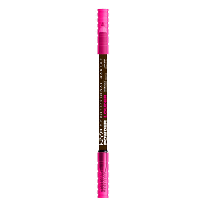 Crayon à sourcils NYX Powder Louder couleur Brun Cendré avec packaging