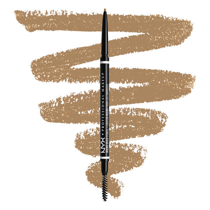 Crayon à sourcils NYX PROFESSIONAL MAKEUP micro précis couleur blonde, vue de face