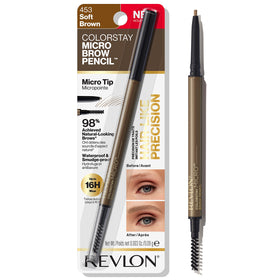 Crayon à sourcils REVLON ColorStay Micro 453 Brun Doux vue de face