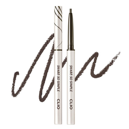 Crayon à yeux CLIO PROFESSIONAL waterproof 2mm précision, couleur Noir Brun