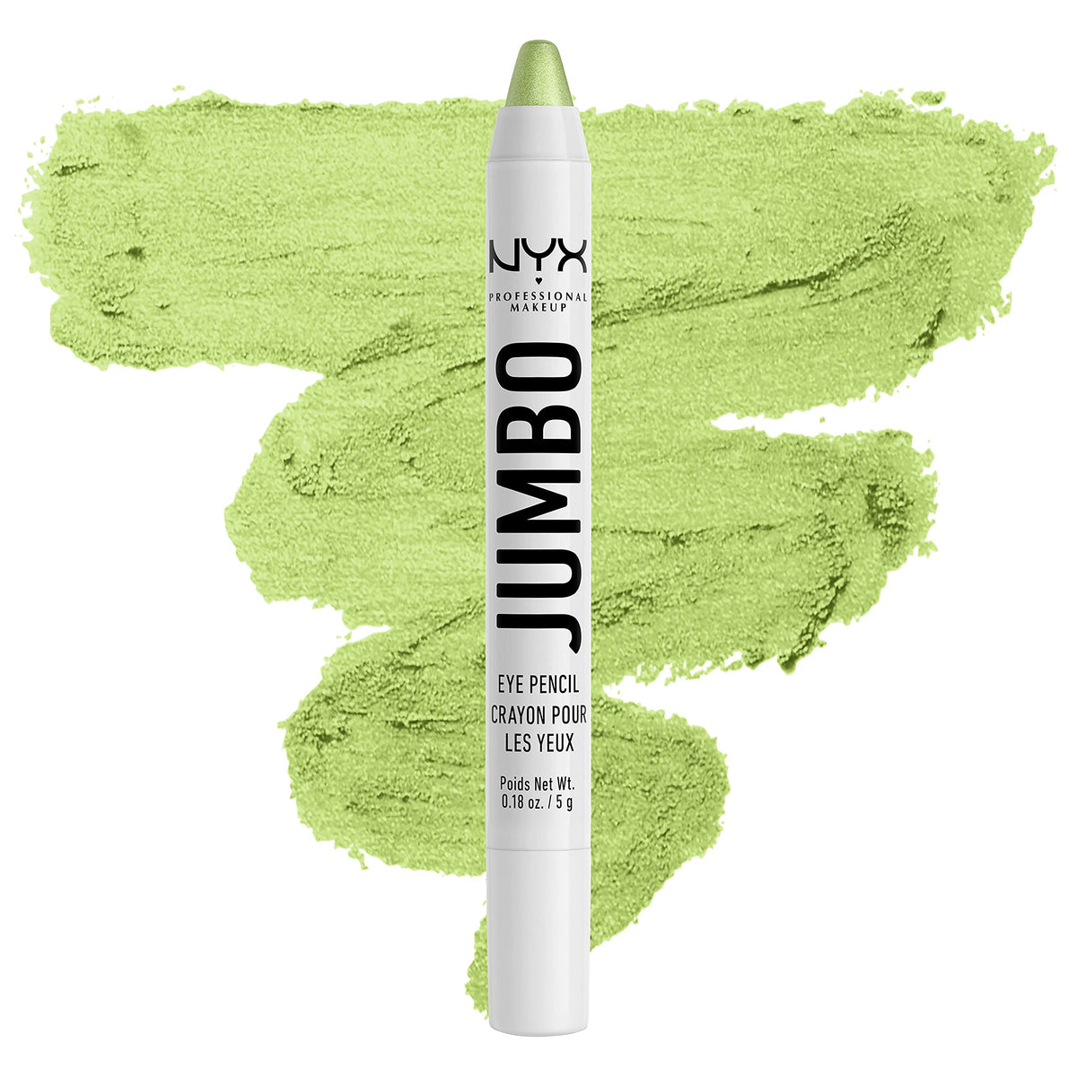 Crayon à yeux Jumbo Eye Pencil Matcha de NYX, vue de face