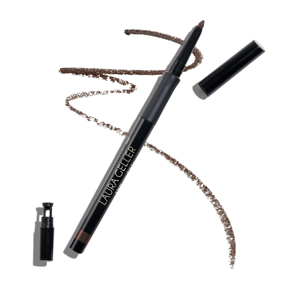 Crayon eyeliner gel waterproof LAURA GELLER INKcredible brun vue de face