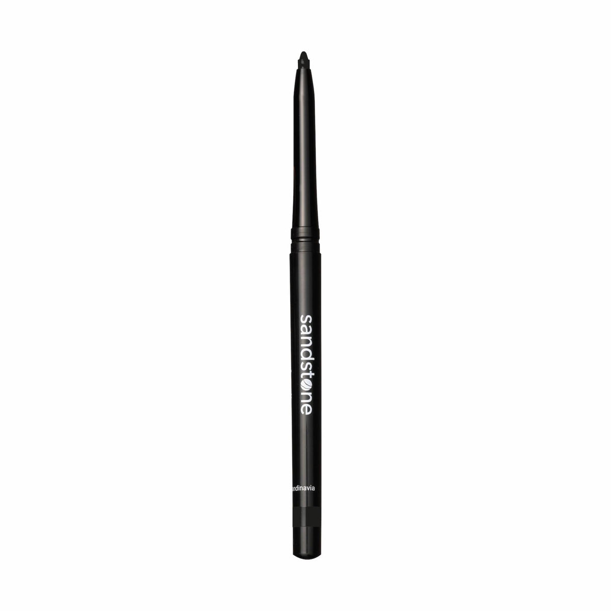 Crayon eyeliner noir Sandstone Scandinavia sur fond blanc