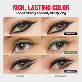 Crayon Eyeliner REVLON en usage sur un modèle