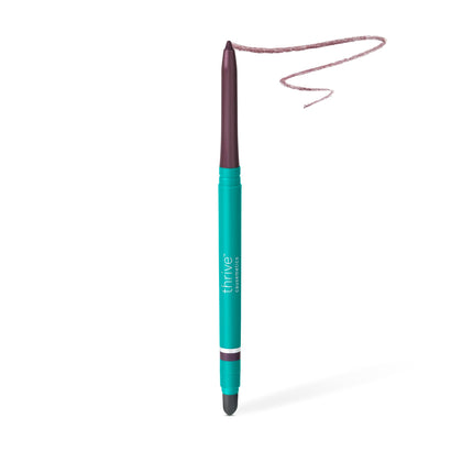 Crayon eyeliner waterproof Aubergine Shimmer de Thrive Causemetics vue de face