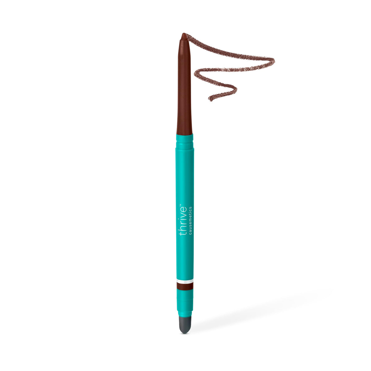 Crayon eyeliner waterproof marron brillant vue de face