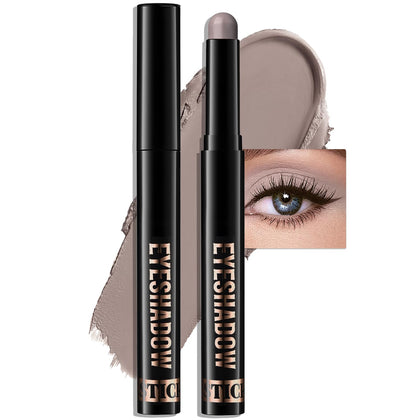 Crayon fard à paupières Wugbc mat couleur gris avec applicateur