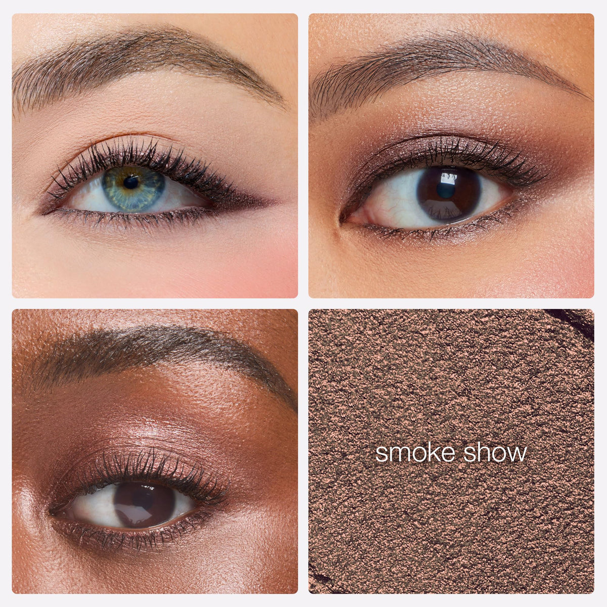 Crayon gel SmolderEYES de tarte en couleur smoke show, positionné sur une table