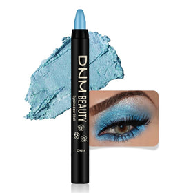 Crayon ombre à paupières pailleté bleu evpct face