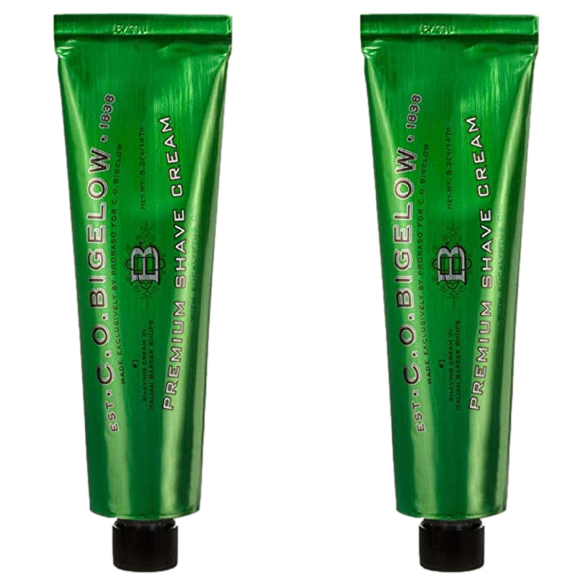 Crème à raser C. O. Bigelow 2 Pack 5,2 oz vue de face