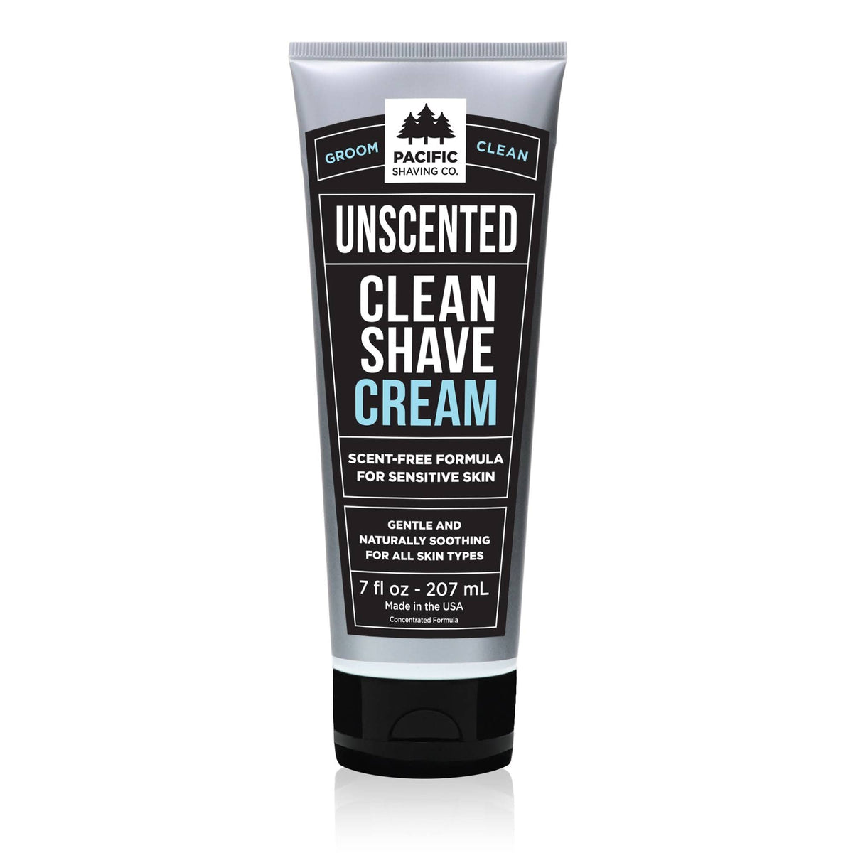Crème à raser sensible Pacific Shaving 249g vue de face