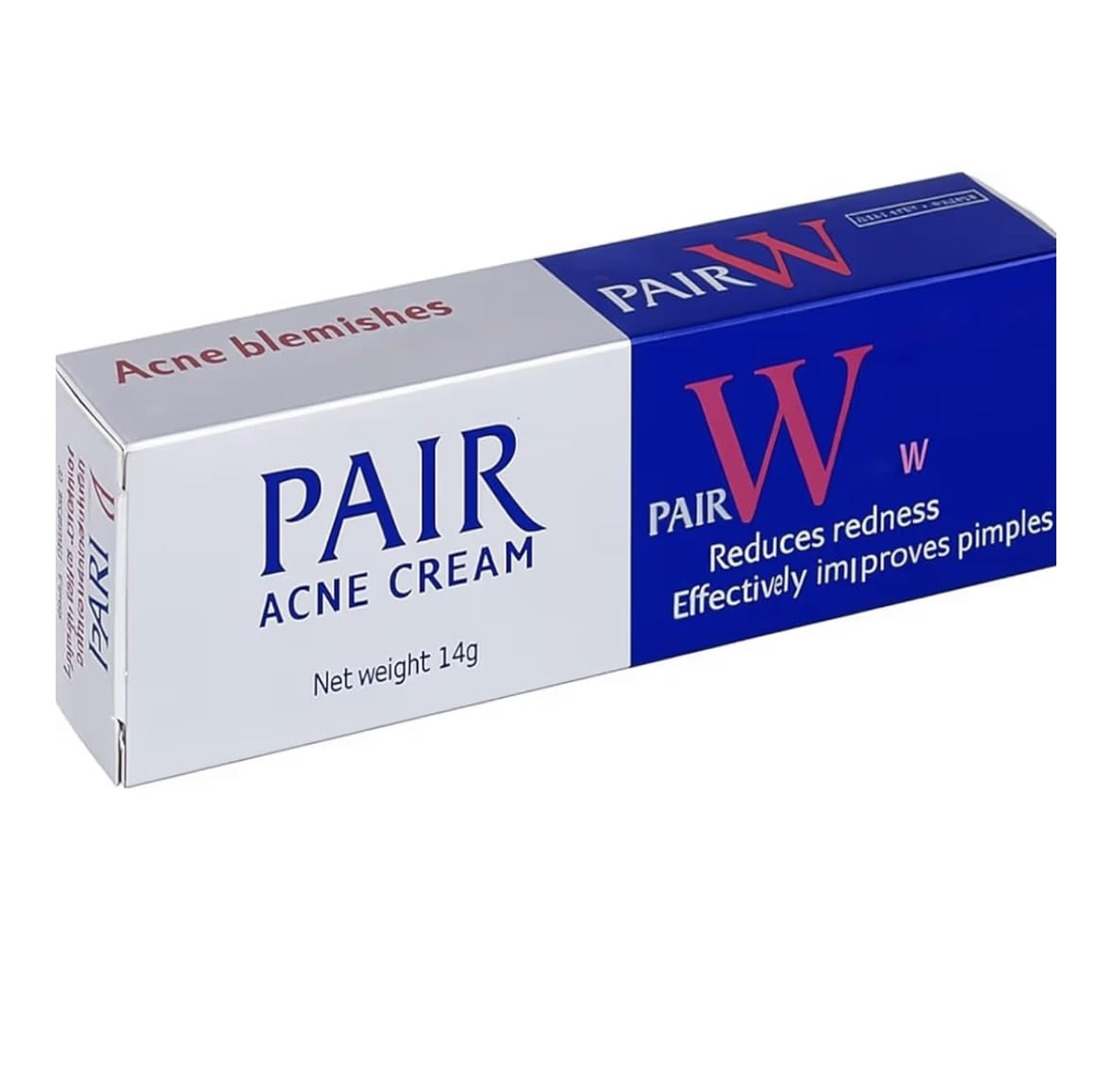 Crème Anti-Acné Generic 14g tube ouvert sur fond blanc