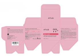 Crème ANUA Niacinamide Pêche avec un reflet lumineux