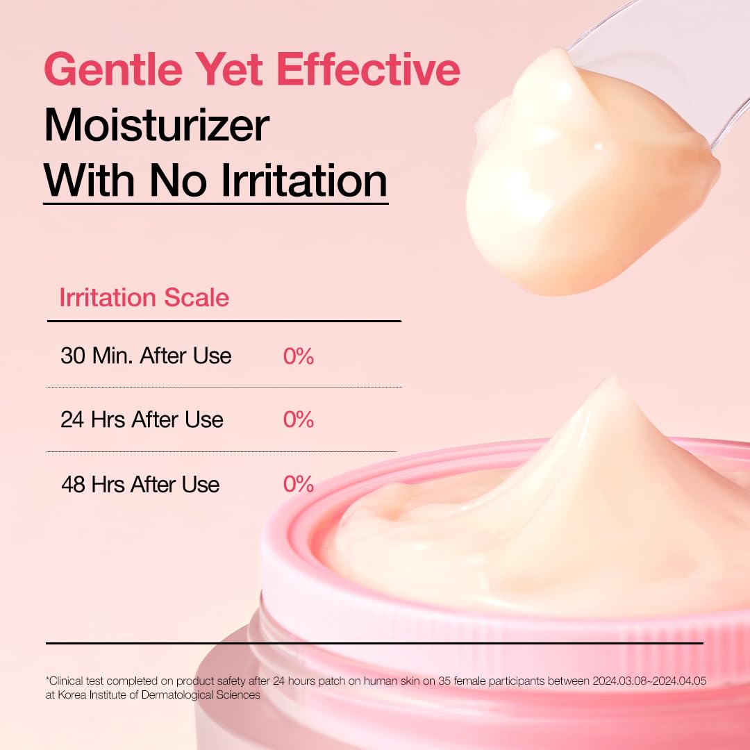 Crème ANUA Niacinamide Pêche ouverte, montrant la texture