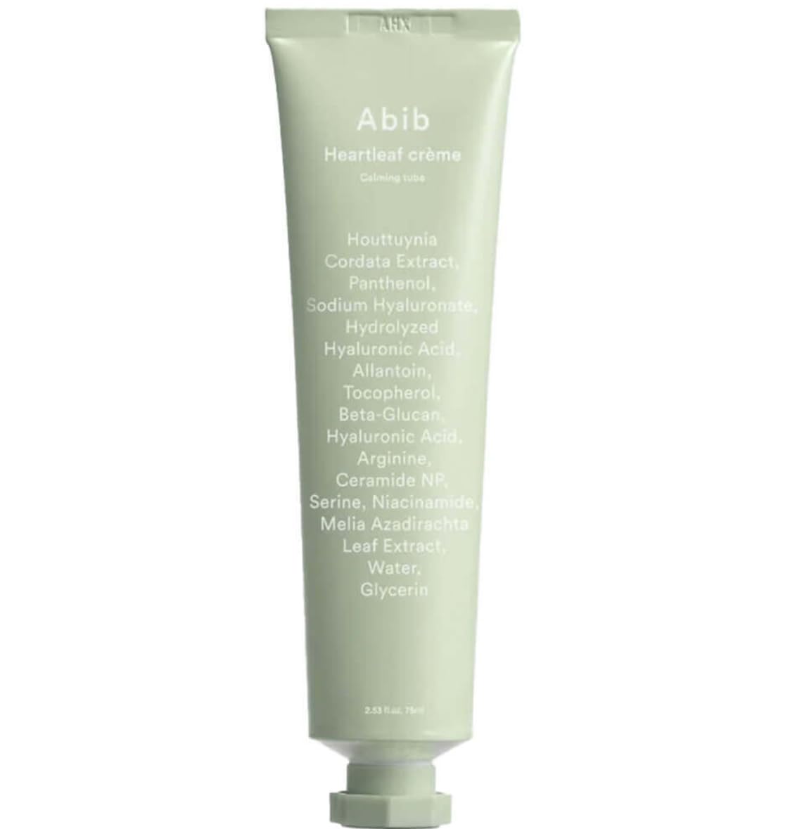 Crème apaisante Abib Heartleaf 75ml avec texture légère