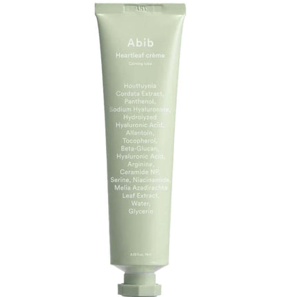 Crème apaisante Abib Heartleaf 75ml avec texture légère