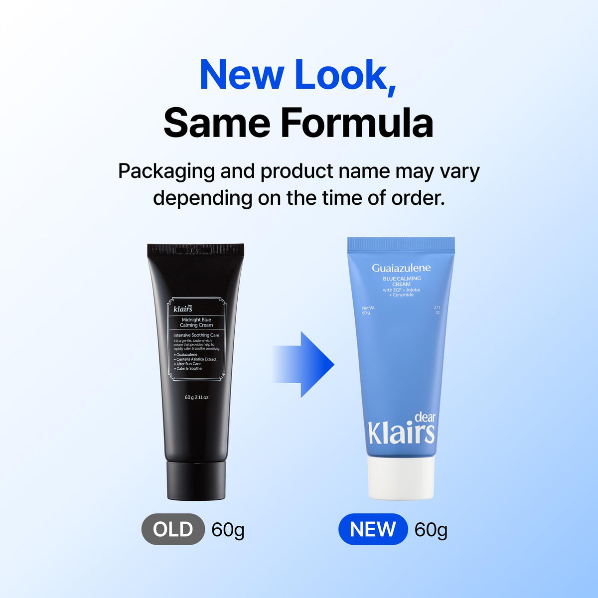 Crème Apaisante Bleue DearKlairs sur une table de salle de bain