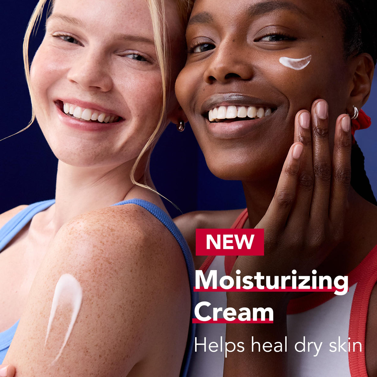 Crème Aquaphor avec texture crémeuse sur une main