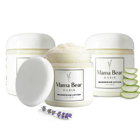 Crème au magnésium Mama Bear Oasis vue avant, emballage 3 pack