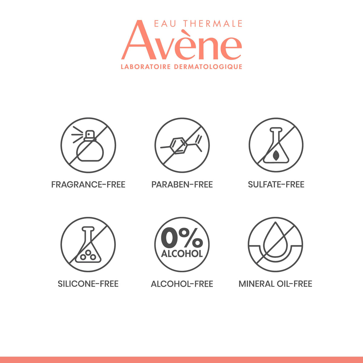 Crème Avène avec des ingrédients sur une table