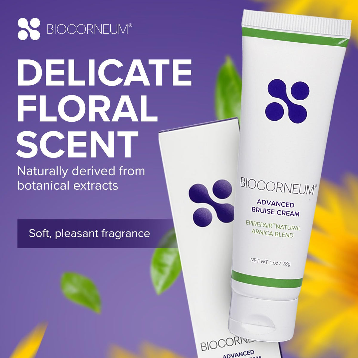 Crème BIOCORNEUM anti-hématomes 41g ouverte montrant l'intérieur