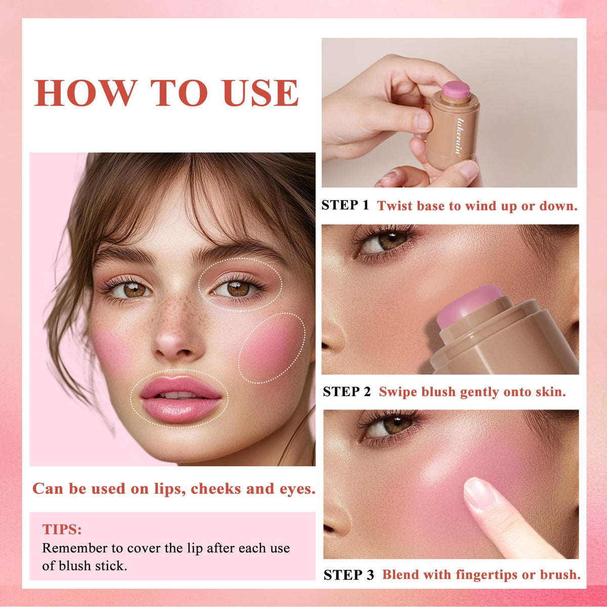 Crème Blush Stick SHEEYOON #5 Mauve Doux swatch