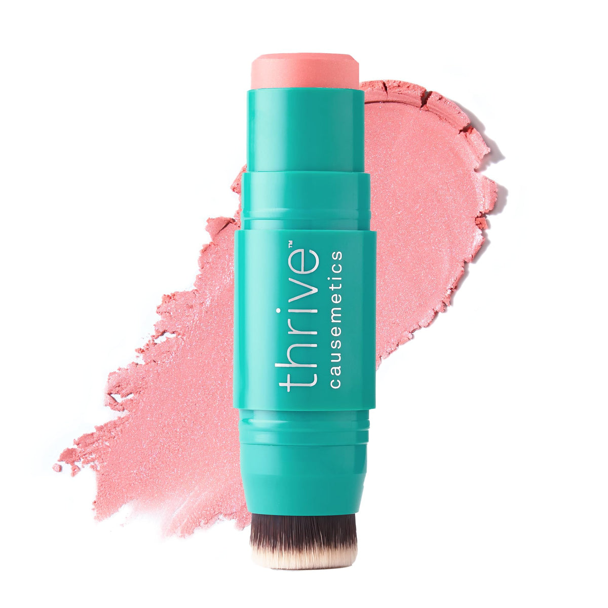 Crème Blush Stick Thrive Causemetics couleur Rose Pêche vue avant
