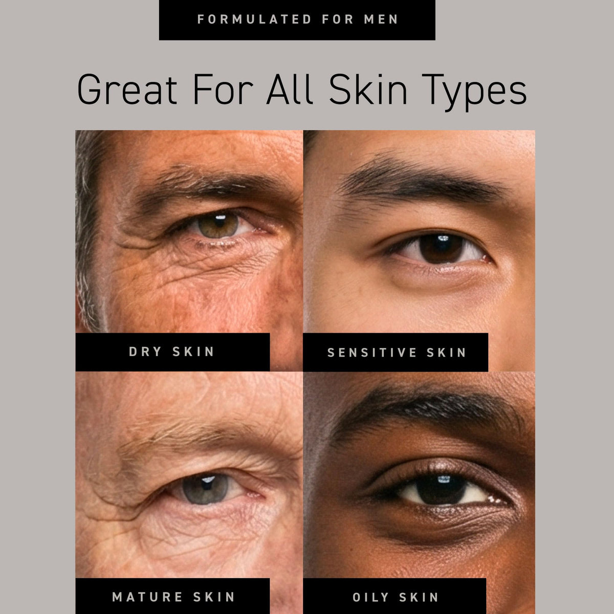 Crème Brickell pour homme avec fond neutre