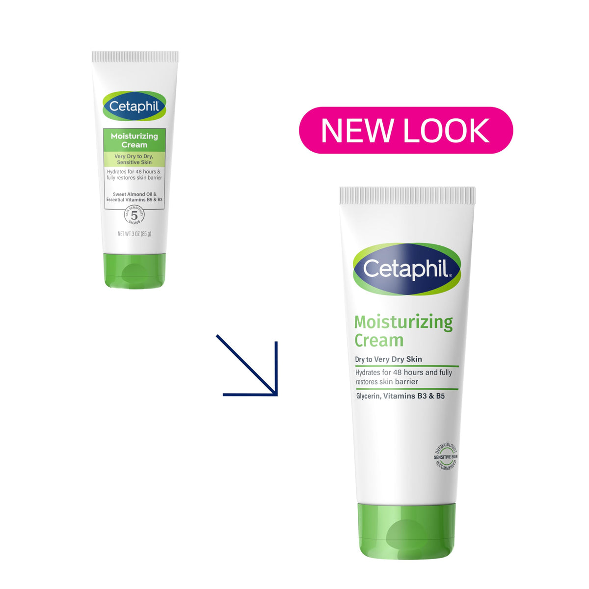 Crème Cetaphil avec étiquette et ingrédients