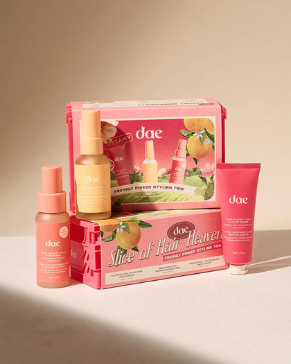 Crème Coiffante 3-en-1 DAE avant et après application