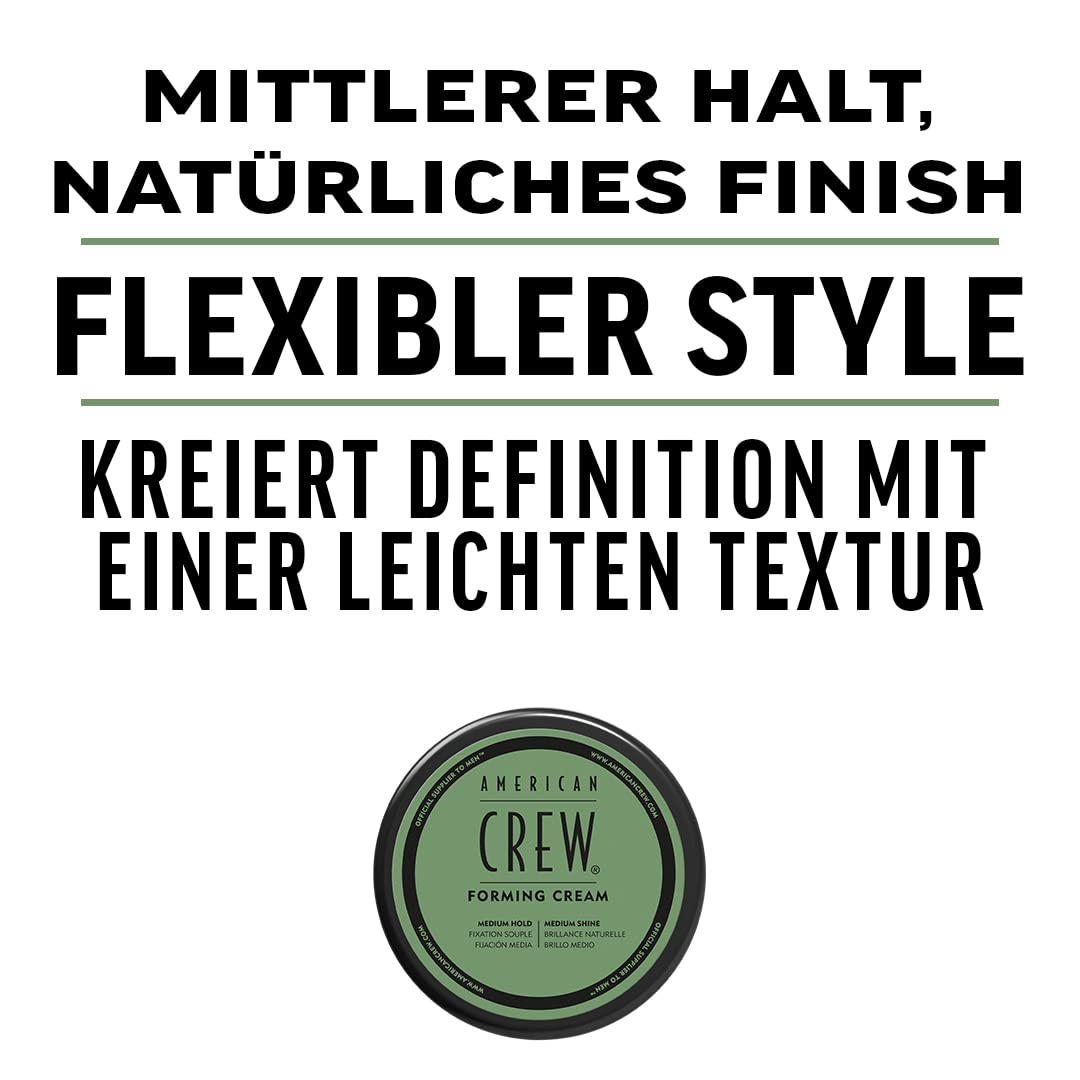 Crème Coiffante AMERICAN CREW avec notes d'agrumes