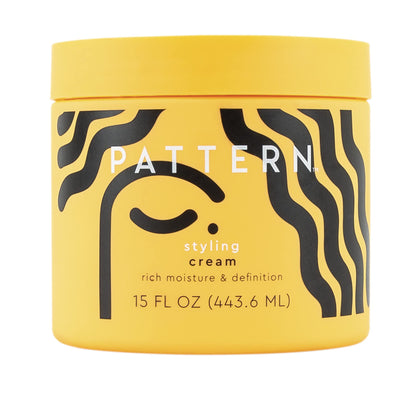 Crème coiffante PATTERN 15 fl oz vue de face avec couvercle