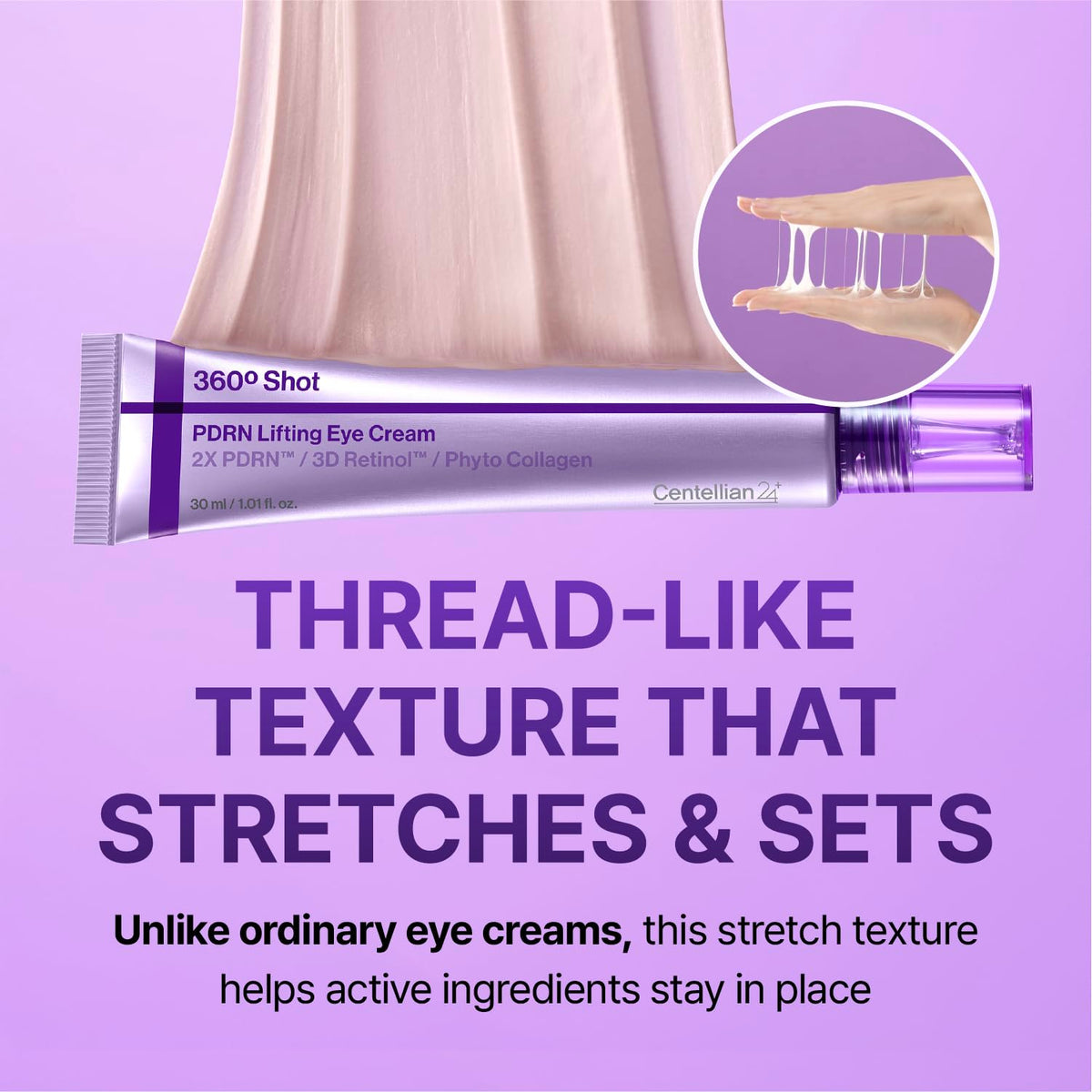 Crème contour des yeux CENTELLIAN 24 sur un fond neutre