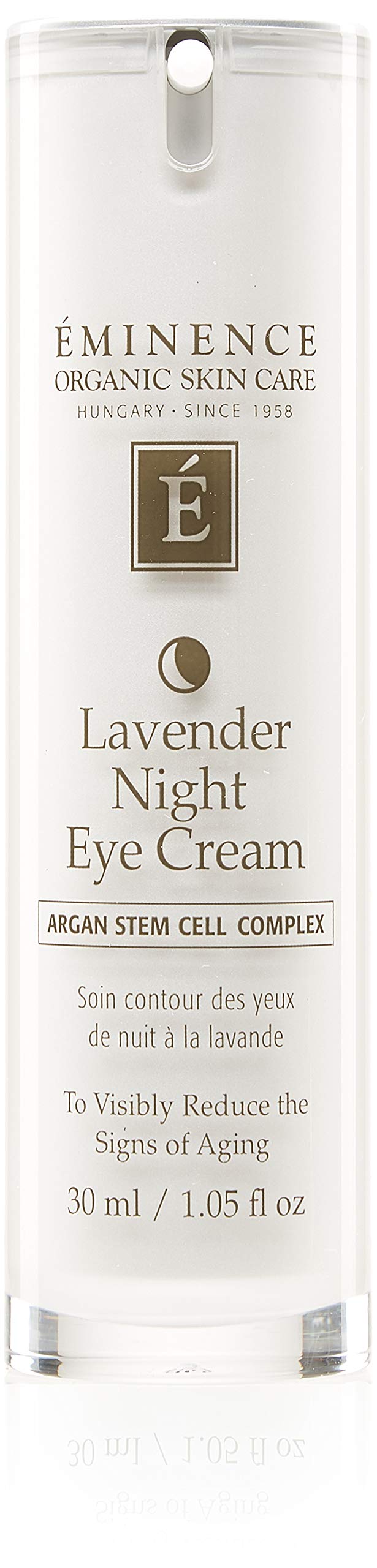 Crème contour des yeux Eminence 150g vue de face avec emballage
