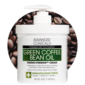 Crème corporelle Advanced Clinicals au café vert vue avant