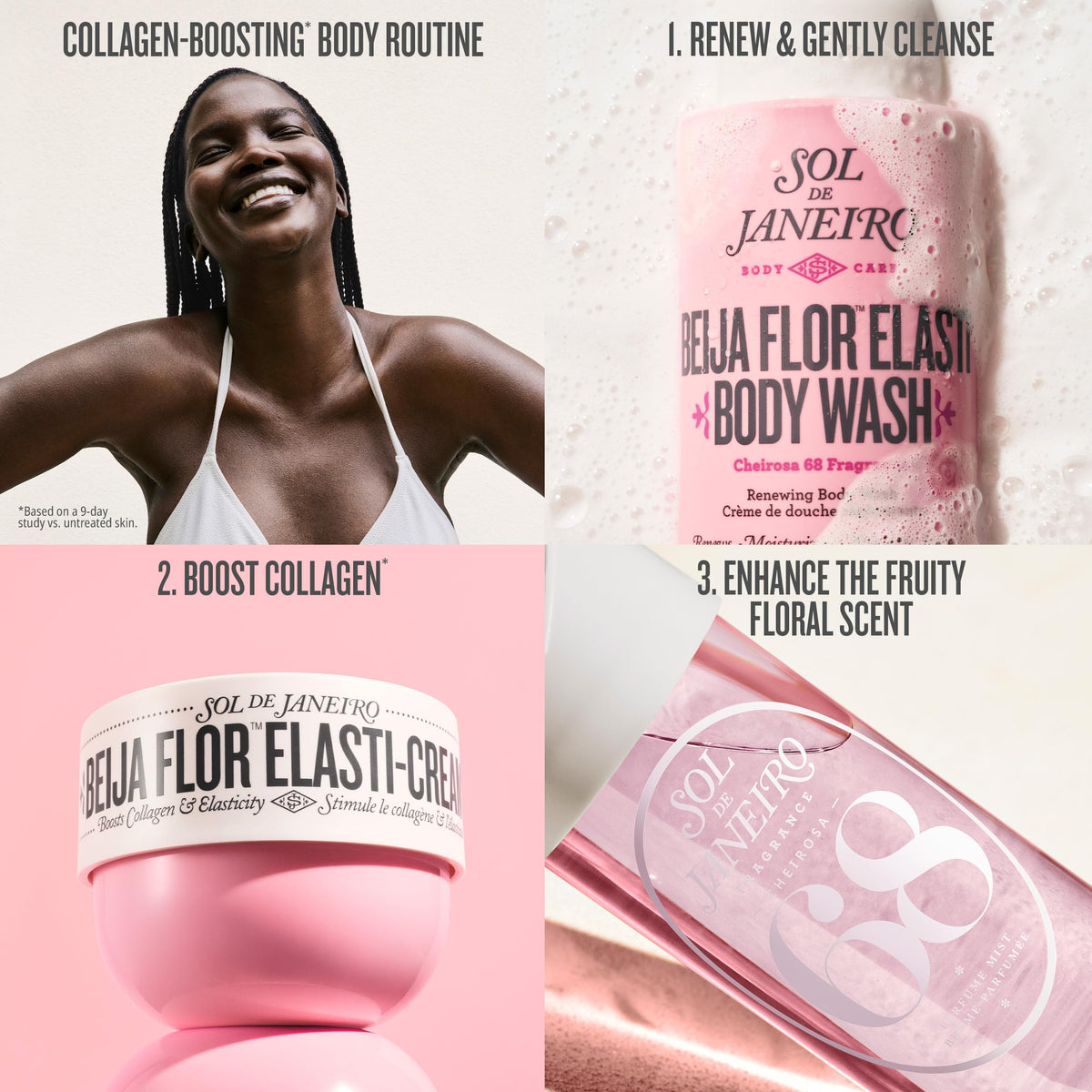 Crème corporelle Beija Flor Sol de Janeiro 75 mL et ingrédients naturels