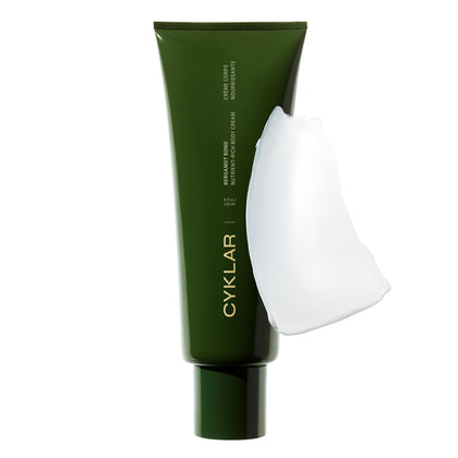 Crème corporelle CYKLAR 8oz vue avant avec texture riche