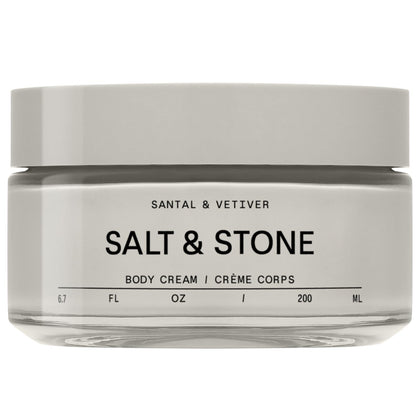 Crème corporelle Salt & Stone Santal & Vétiver 200 ml vue de face