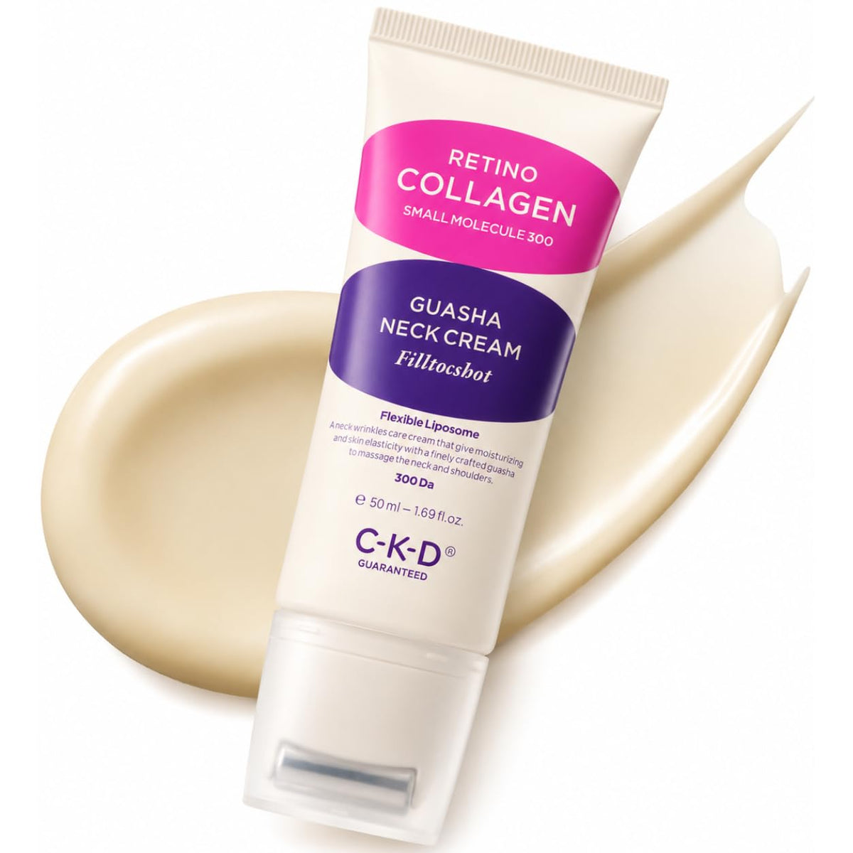 Crème de Cou CKD avec Gua Sha, vue avant