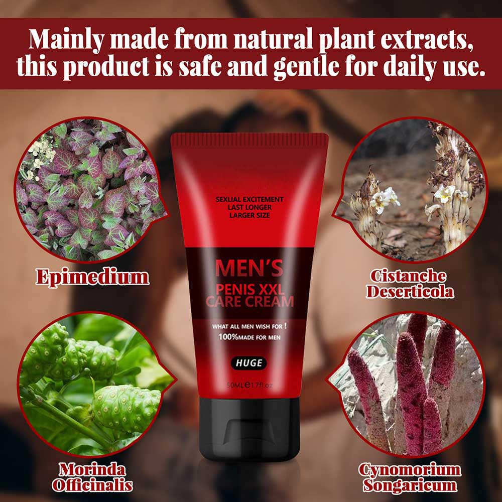 Crème de massage XXL Pinnoocy 68g en application sur la peau