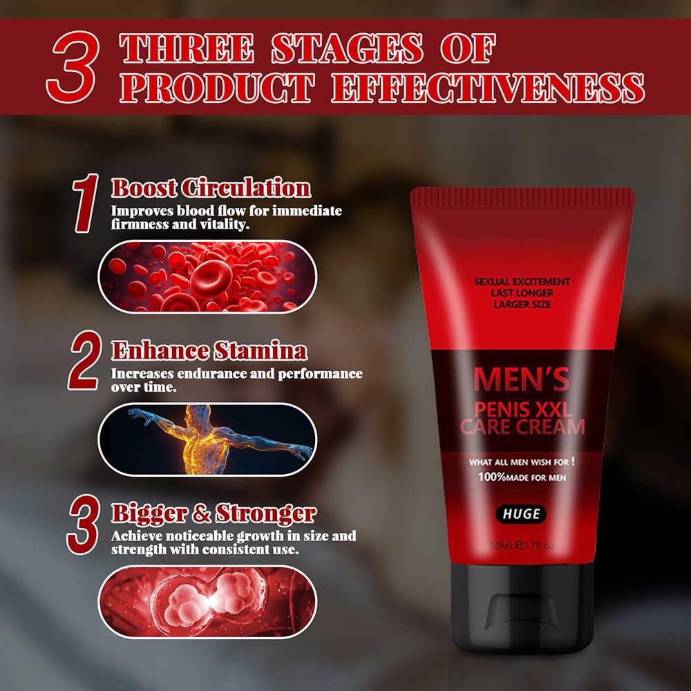 Crème de massage XXL Pinnoocy 68g sur une surface en bois
