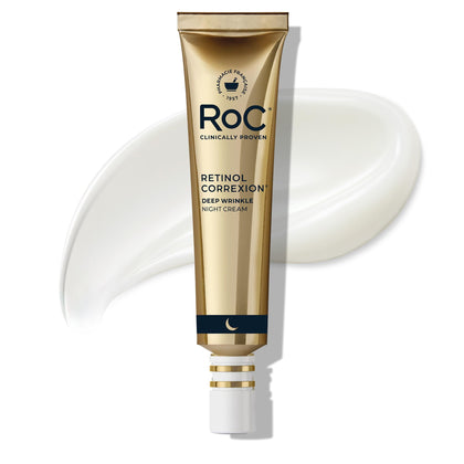 Crème de Nuit Anti-Rides RoC 60g vue de face