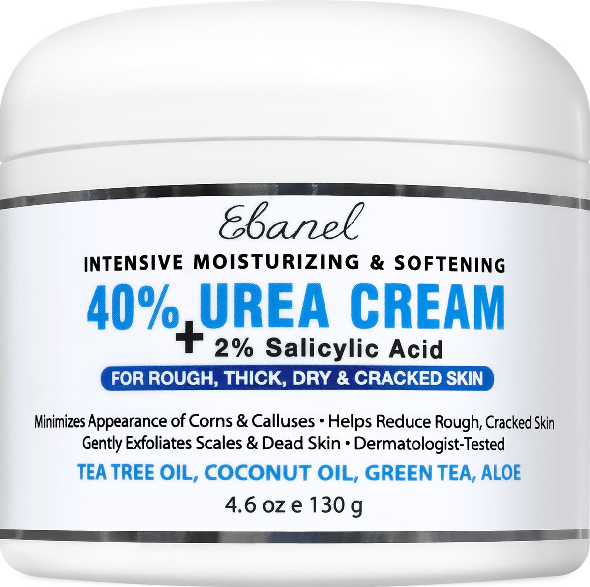 Crème Ebanel Urea 40% en pot vue de face