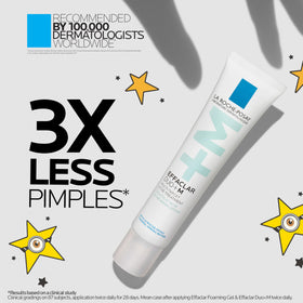 Crème Effaclar Duo+M appliquée sur la peau