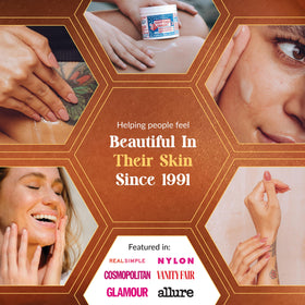 Crème Egyptian Magic utilisée comme baume à lèvres