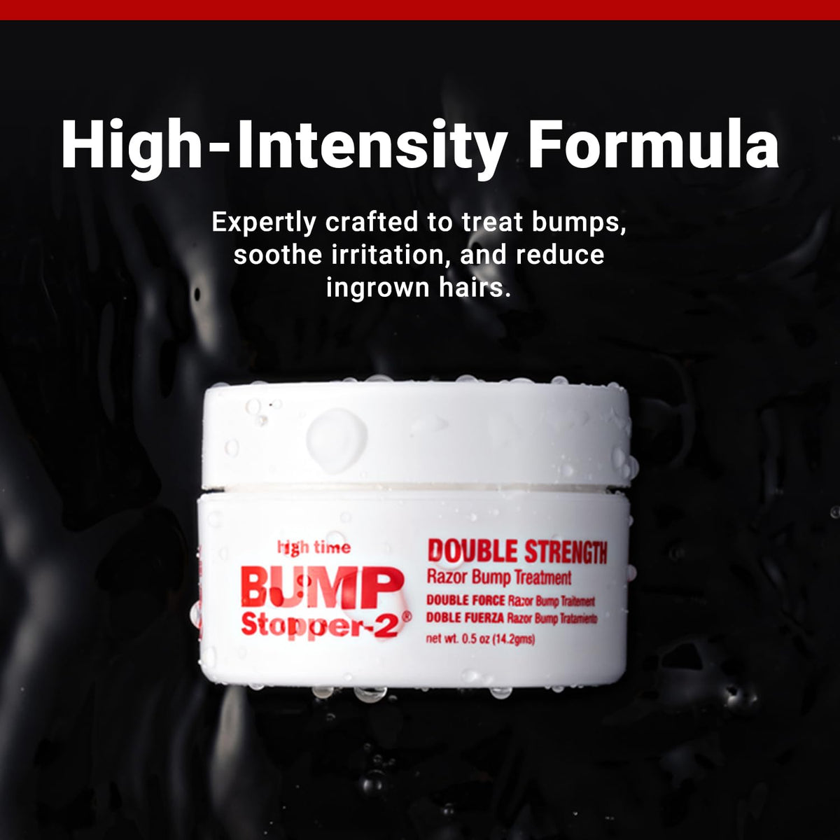 Crème High Time Bump Stopper 2 avec étiquette visible
